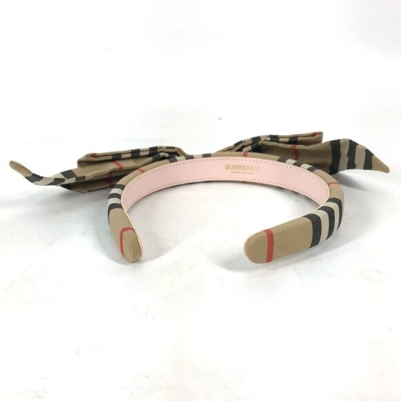 BURBERRY Check ribbon hair accessories hair band headband Unused - Picture 9 of 12